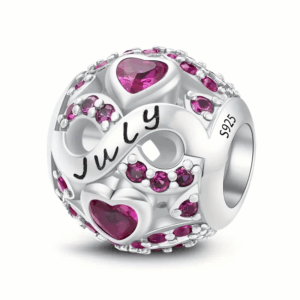 BIRTH 0007 July Birthstone Charm
