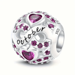 BIRTH 0010 October Birth Stone Charm